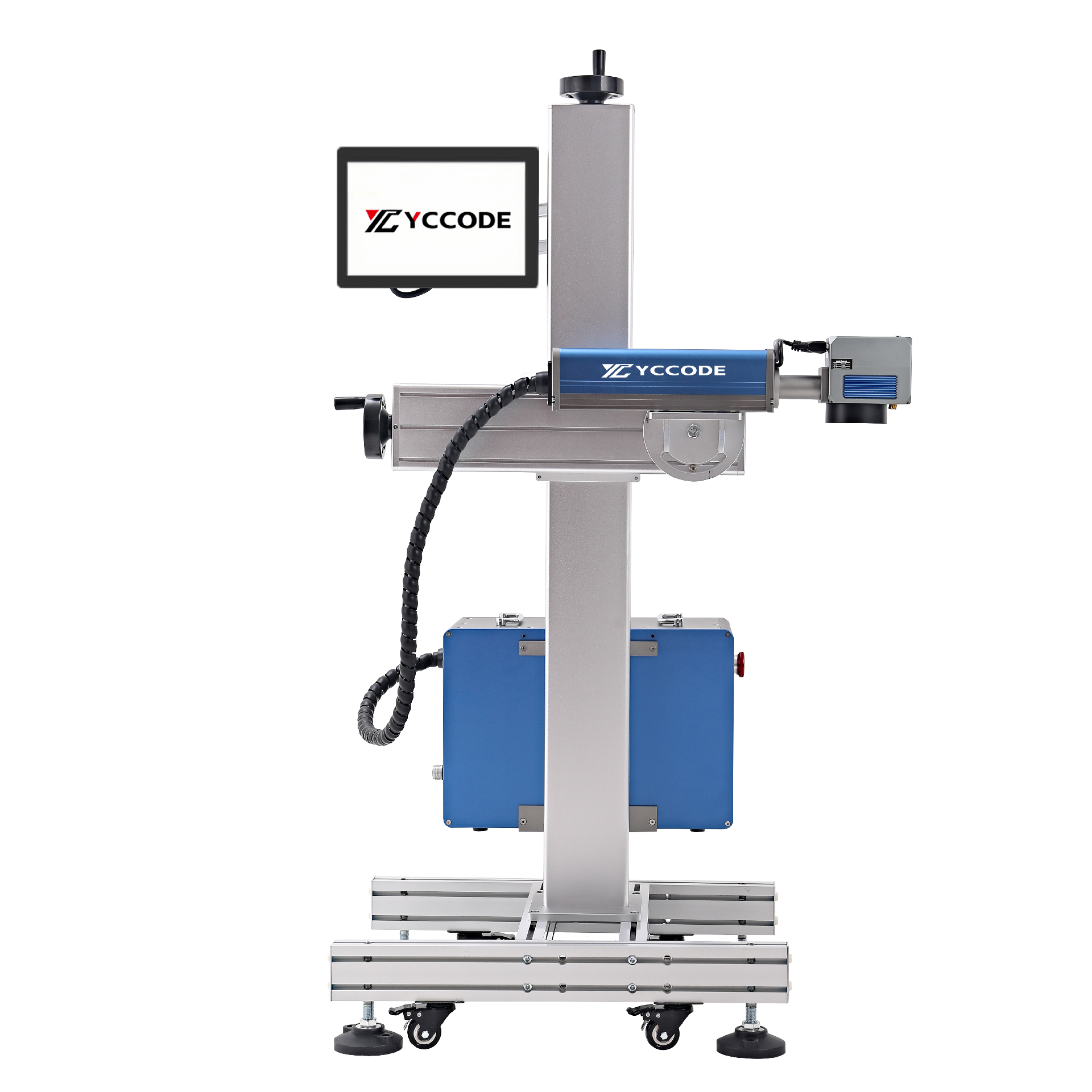 Split fiber laser machine