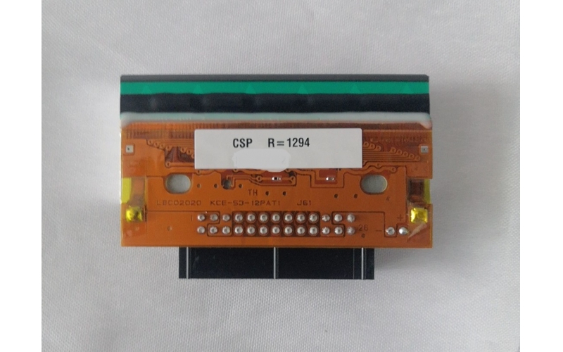 Edge pressure type printer head 32